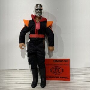 GI Joe Hall of Fame Destro 12" Hasbro Cobra Helmet Samurai& Knife 1993